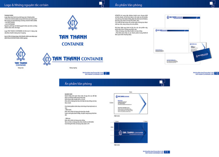 Tan Thanh container corporate design