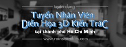 công ty làm phim quảng cáo 3D và hoạt hình tuyển diễn họa viên 3D kiến trúc