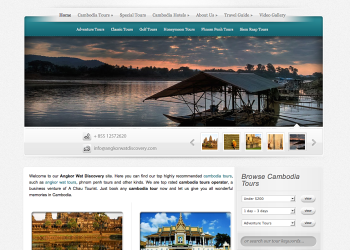 AngkorWat Discovery Website