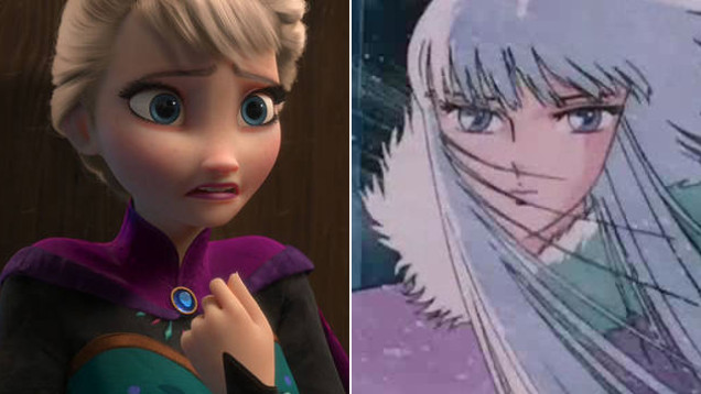 So sánh nhân vật Saint Seiya - Polaris Hilda anime với Elsa của Frozen